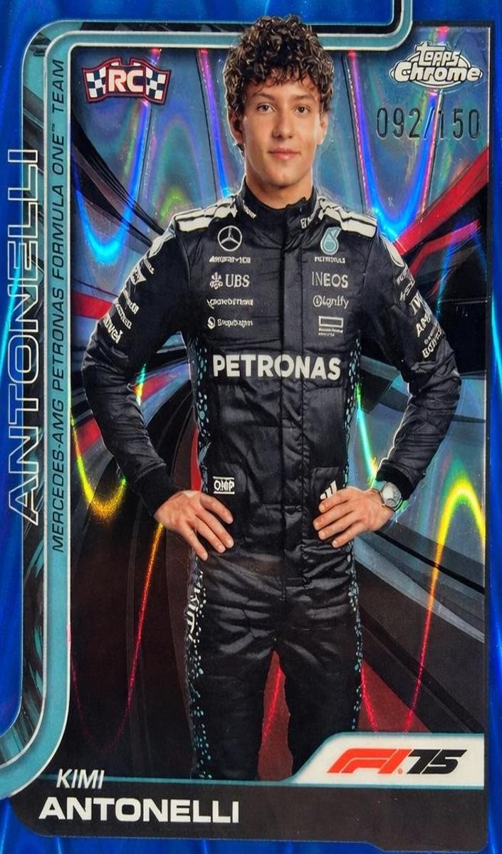2025 Kimi Antonelli [Blue RayWave Refractor] #8
