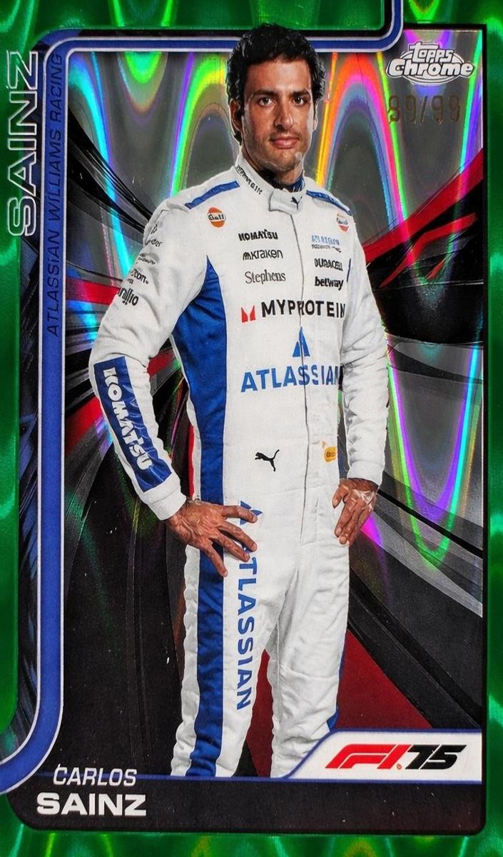 2025 Carlos Sainz [Green RayWave Refractor] #18