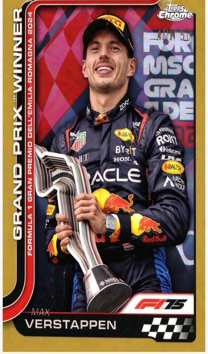 2025 Max Verstappen [Gold Refractor] #1