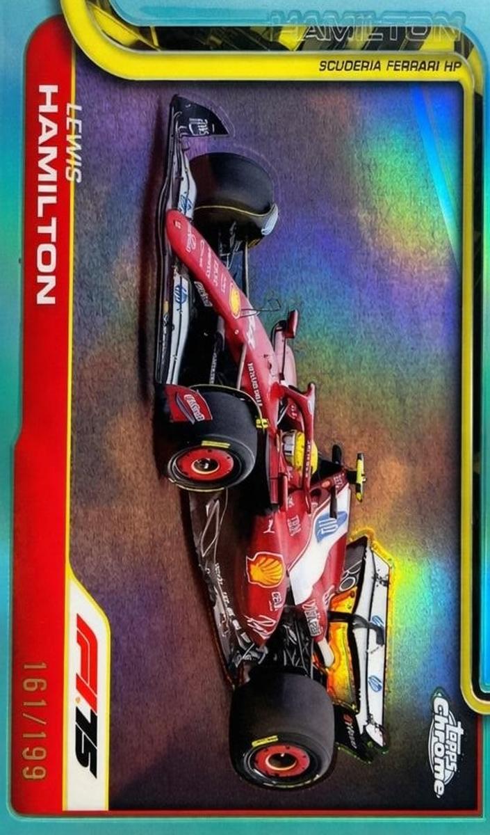2025 Lewis Hamilton [Aqua Refractor] #76