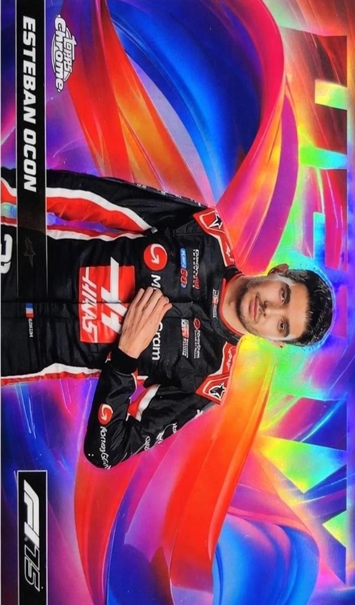 2025 Topps Chrome Formula 1 Helix Esteban Ocon #HLX-13 card
