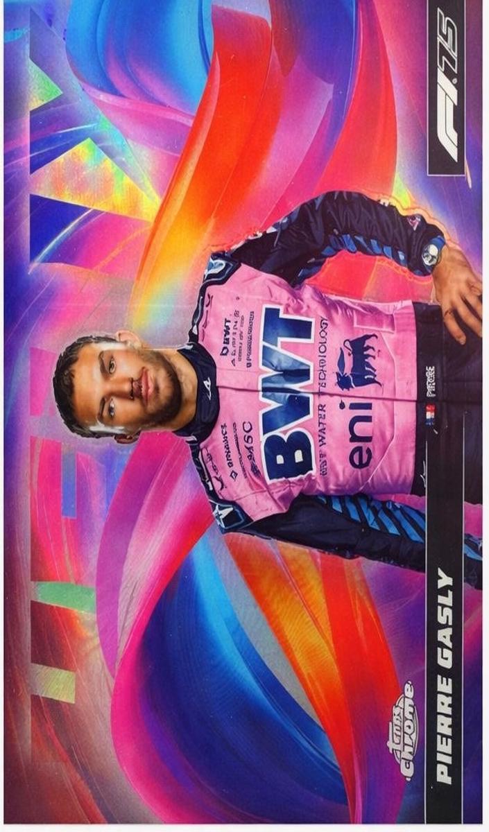 2025 Topps Chrome Formula 1 Helix Pierre Gasly #HLX-16 card