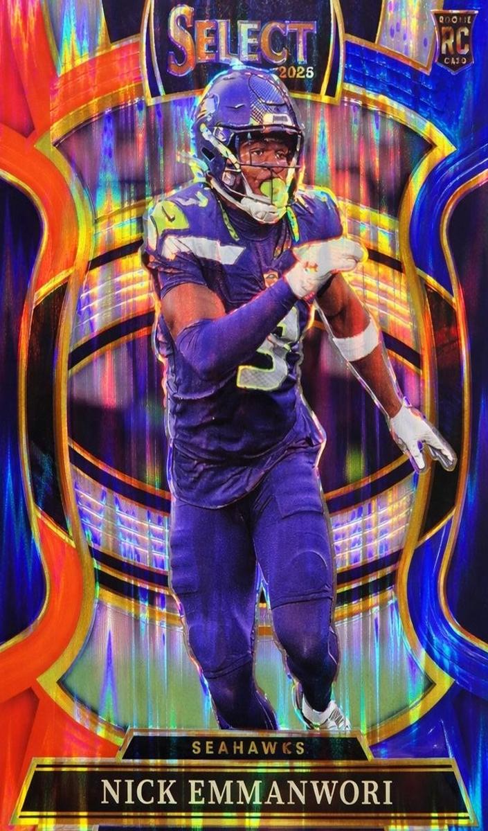 2025 Panini Select Nick Emmanwori [Copper Prizm Shock] #15 card