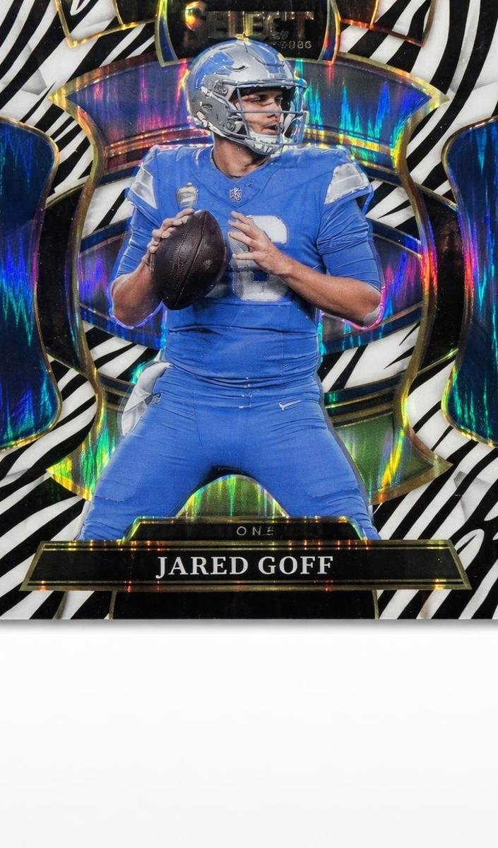 Jared Goff 2025 Select Football card