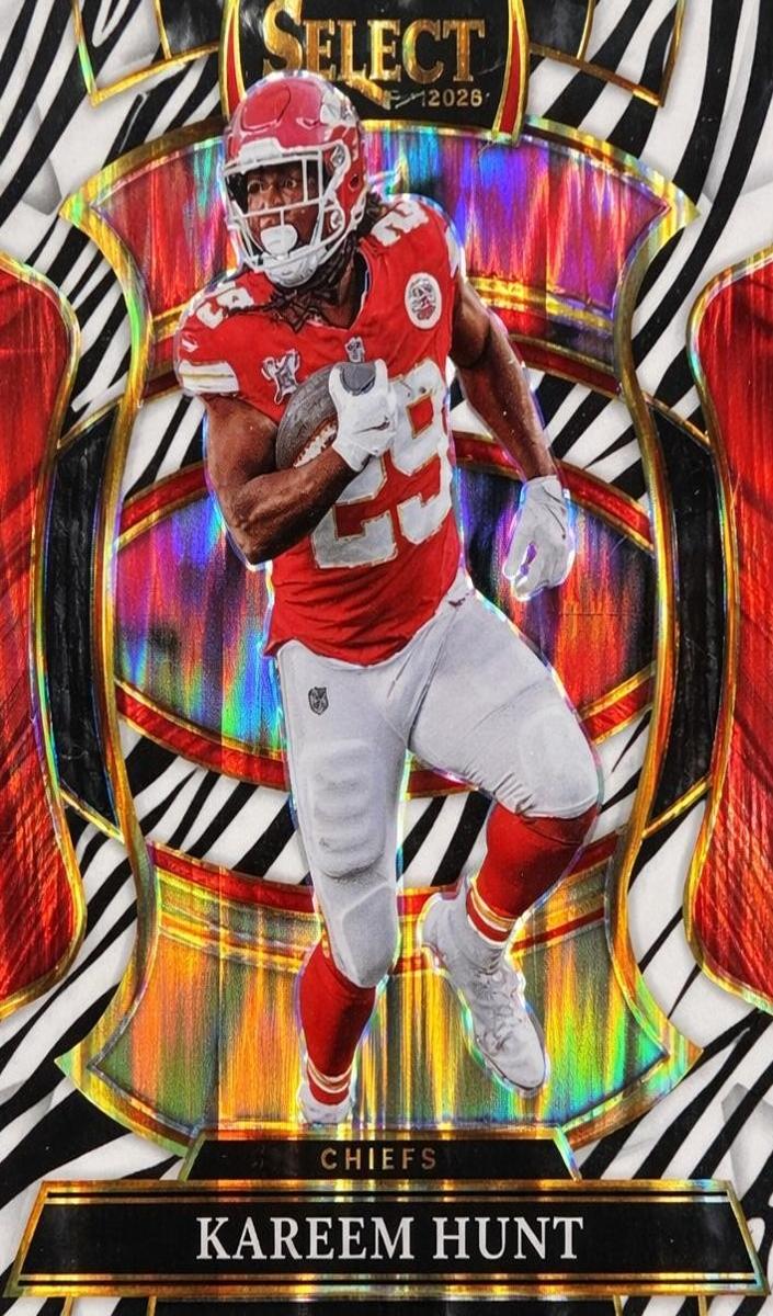 Kareem Hunt 2025 Select Football card