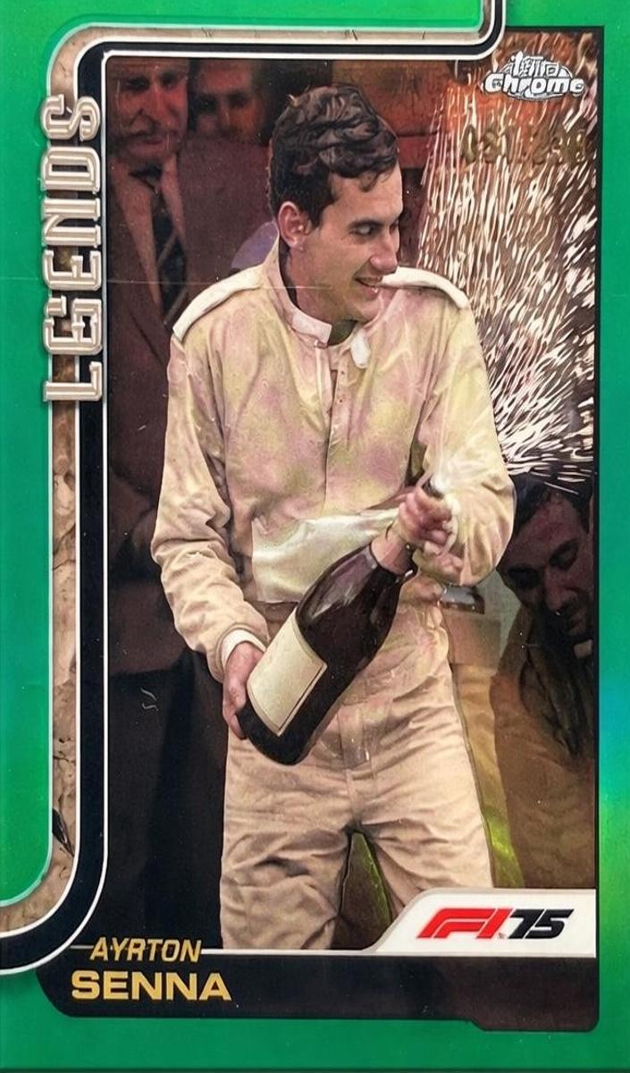 2025 Ayrton Senna [Teal Refractor] #162