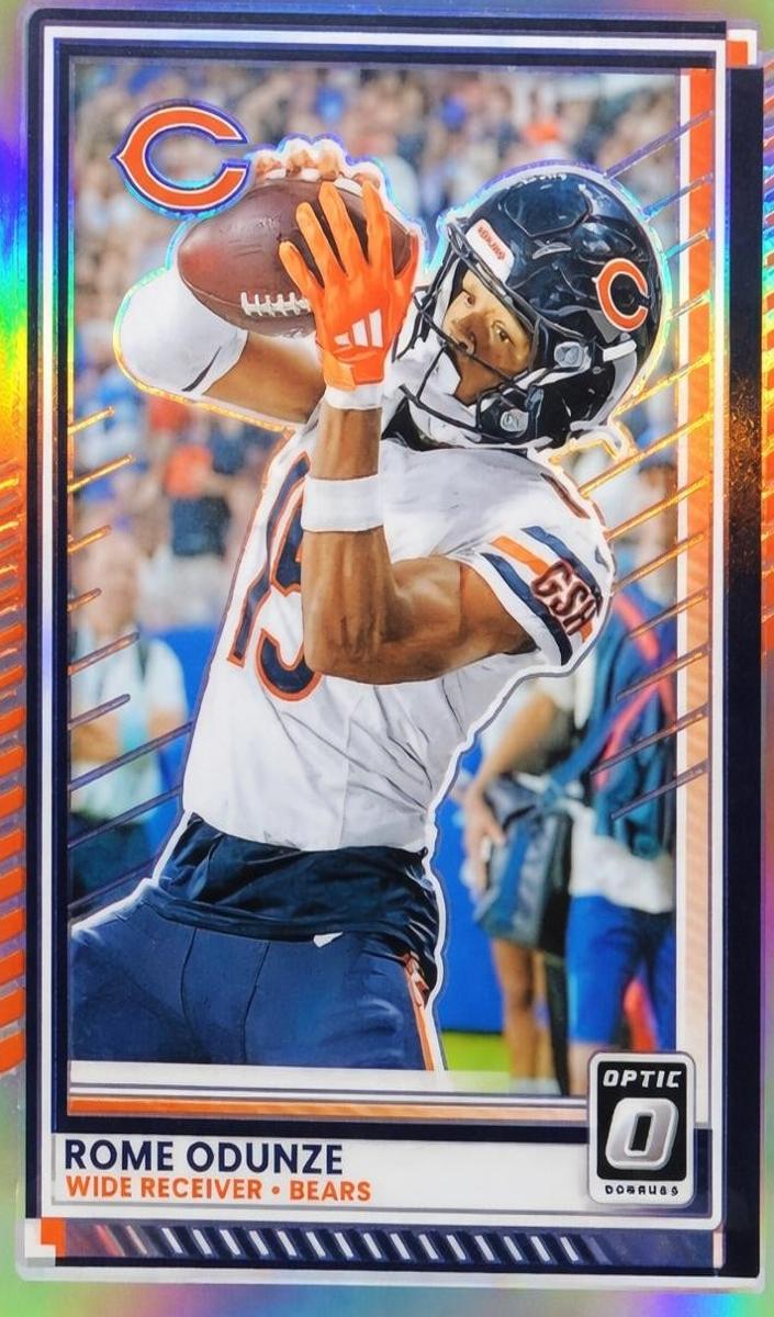 Rome Odunze 2025 Donruss Optic Football card