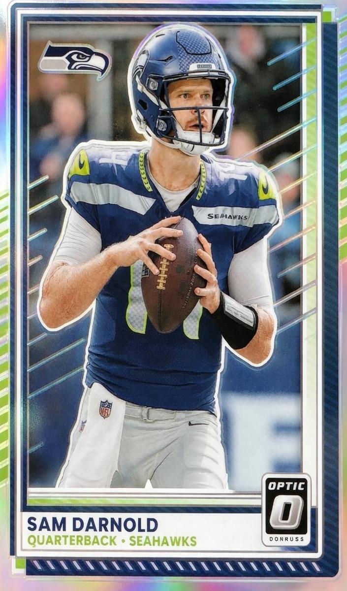 Sam Darnold 2025 Donruss Optic Football card