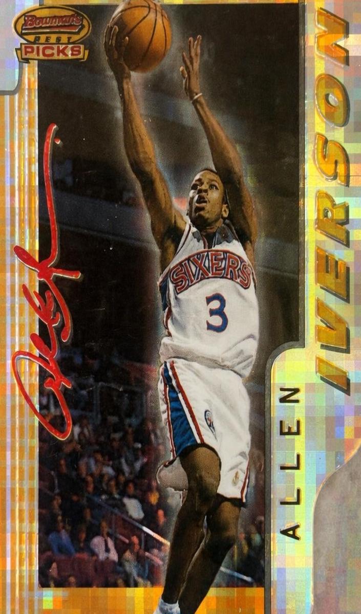 1996 Allen Iverson [Atomic Refractor] #BP9