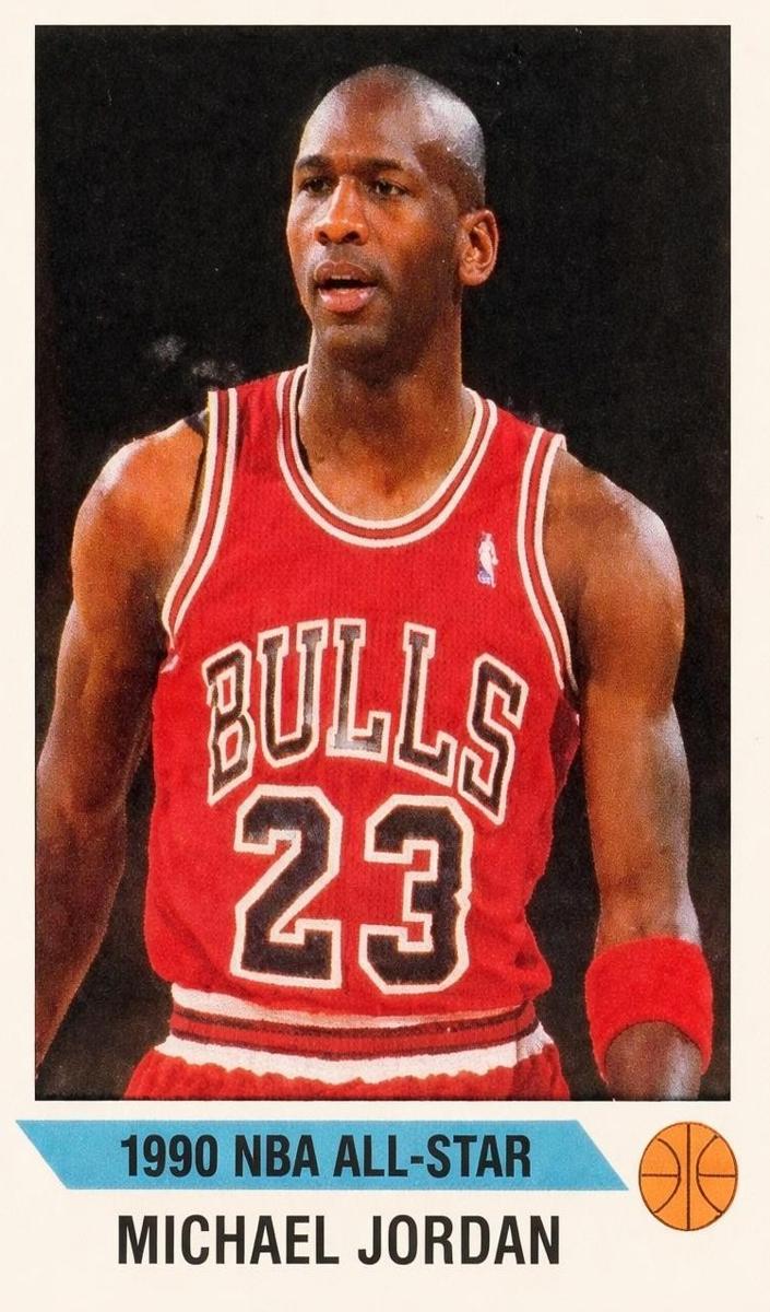 1990 Panini Sticker Michael Jordan #G card