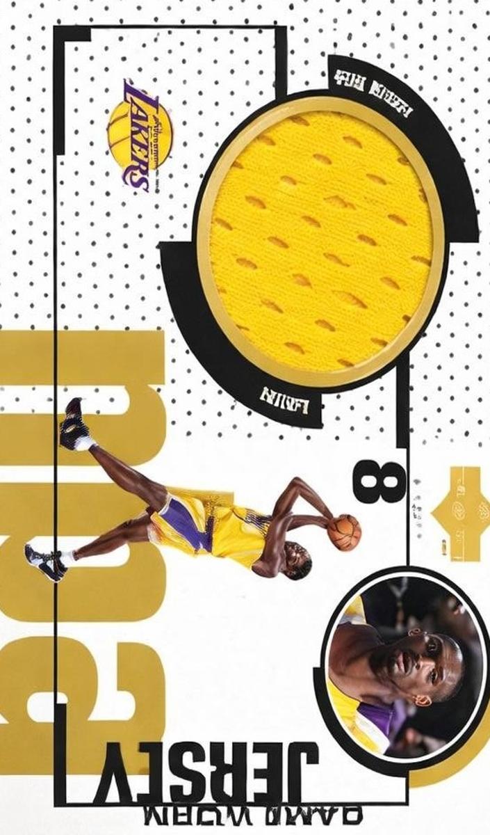 1998 Upper Deck Upper Deck Game Jersey #GJ19 Kobe Bryant front