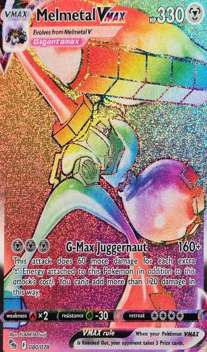 2022 Pokemon Full Art #080 Melmetal Vmax front