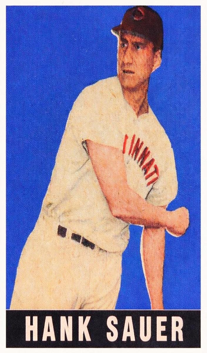 1948 Leaf Hank Sauer #20 card