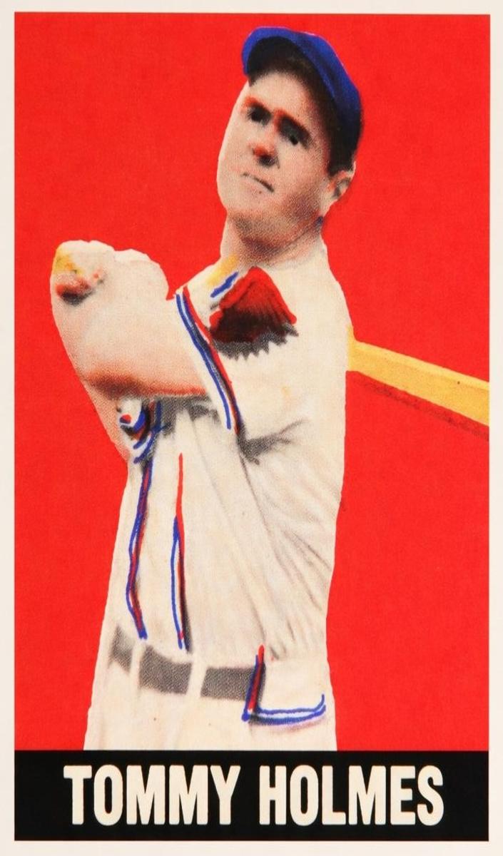 1948 Leaf Tommy Holmes #133 card