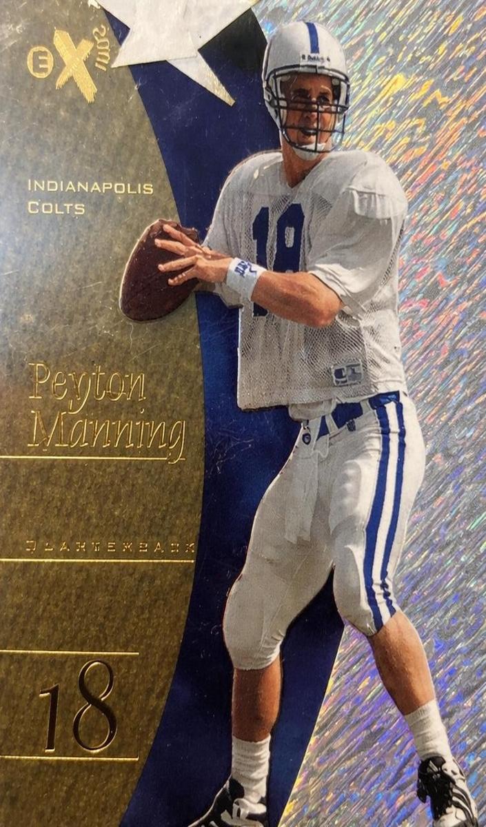 1998 Skybox E X2001 Peyton Manning #54 card