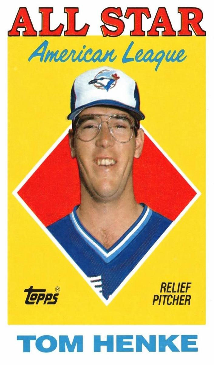 Tom Henke 1988 Topps All-Star Baseball