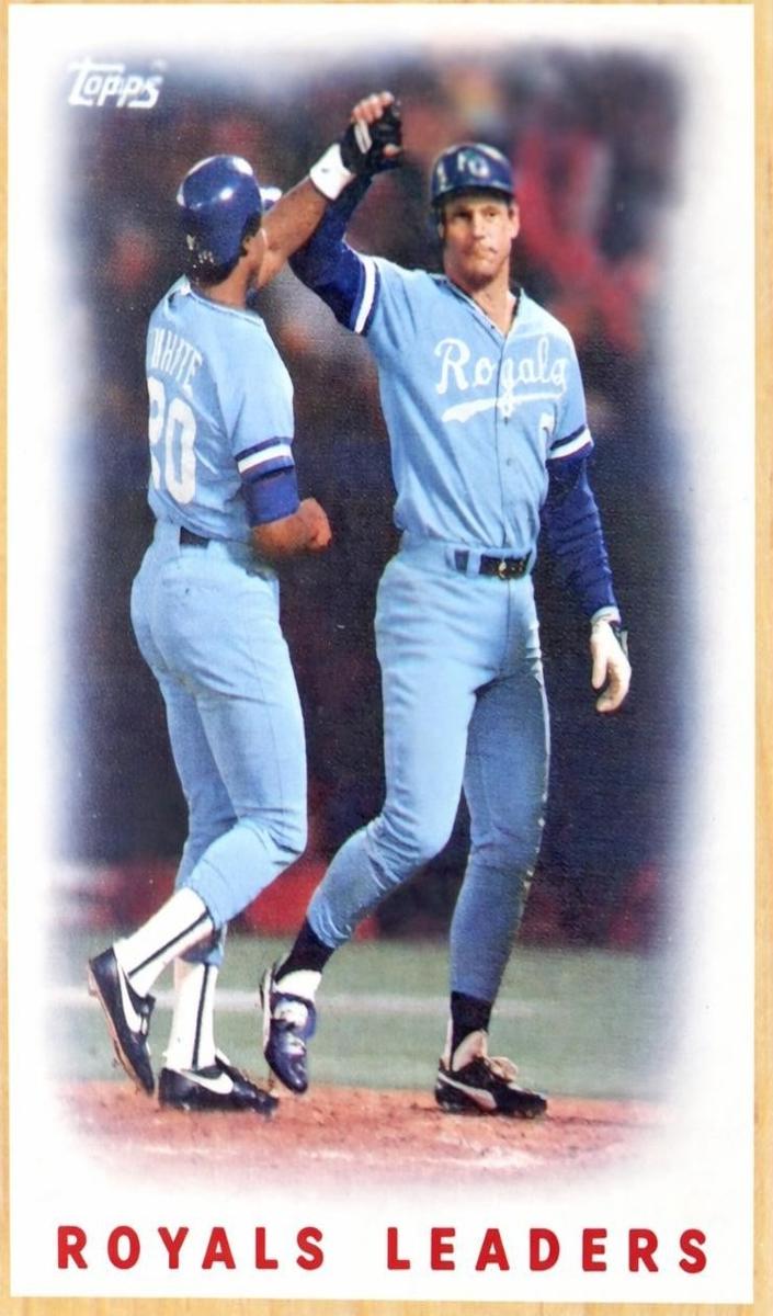 1987 Topps Royals Leaders #256 card