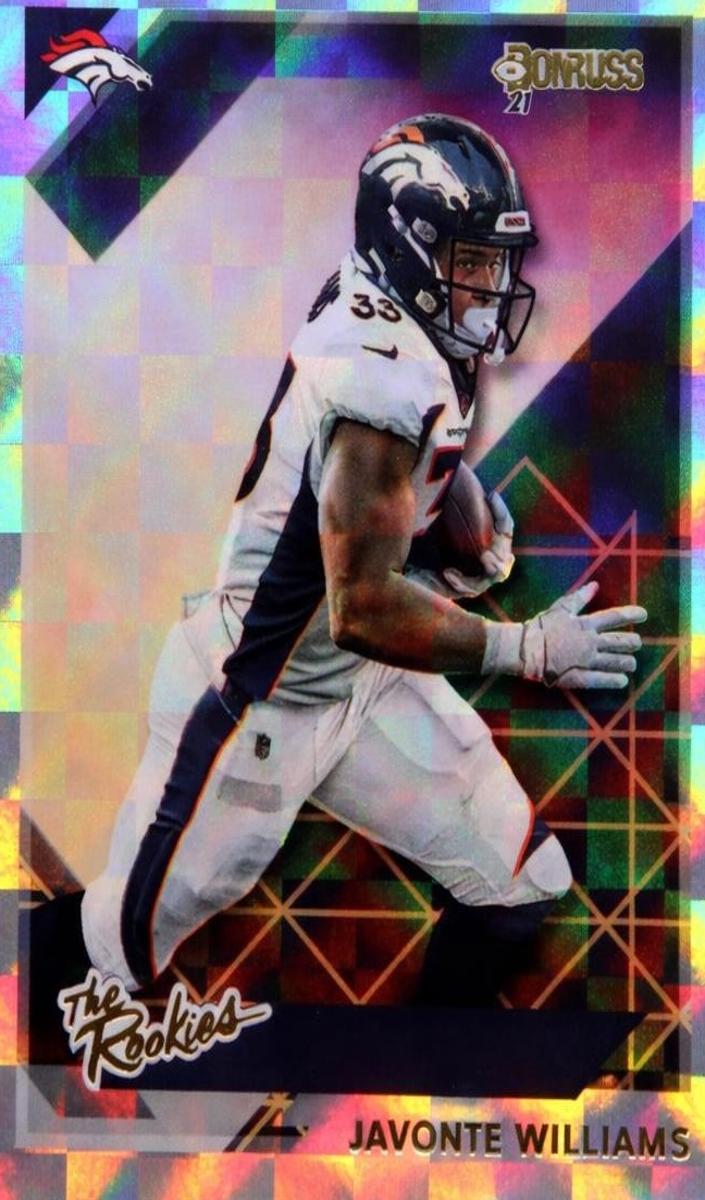 2021 Panini Donruss Javonte Williams #25 card