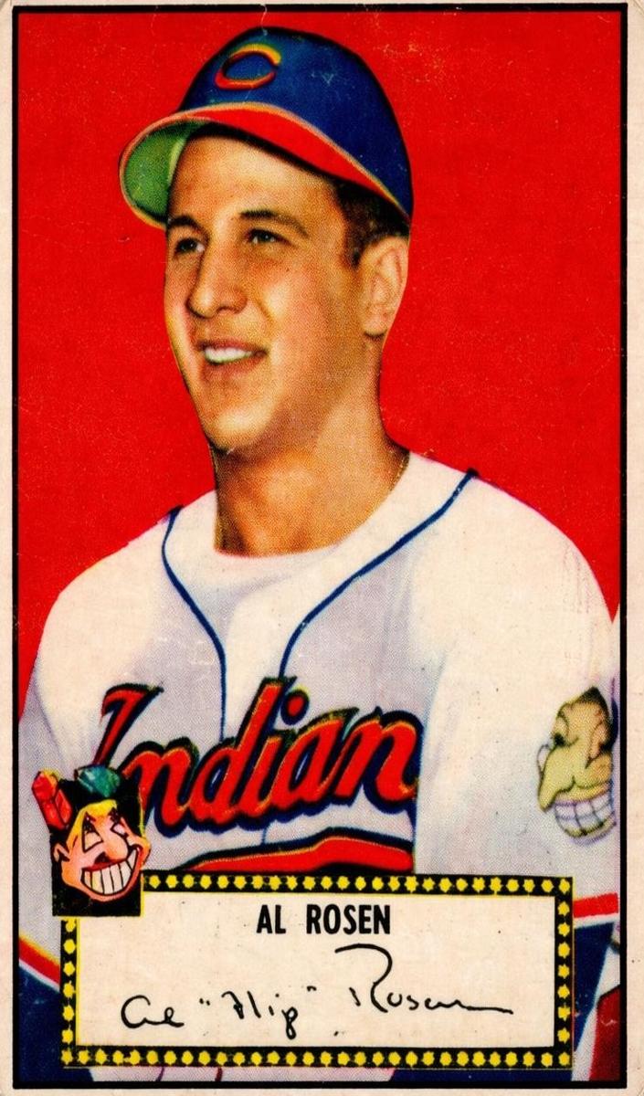 1952 Topps Al Rosen #10 card