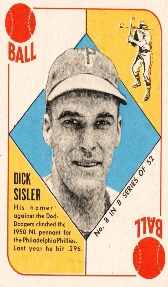 1951 Dick Sisler #8