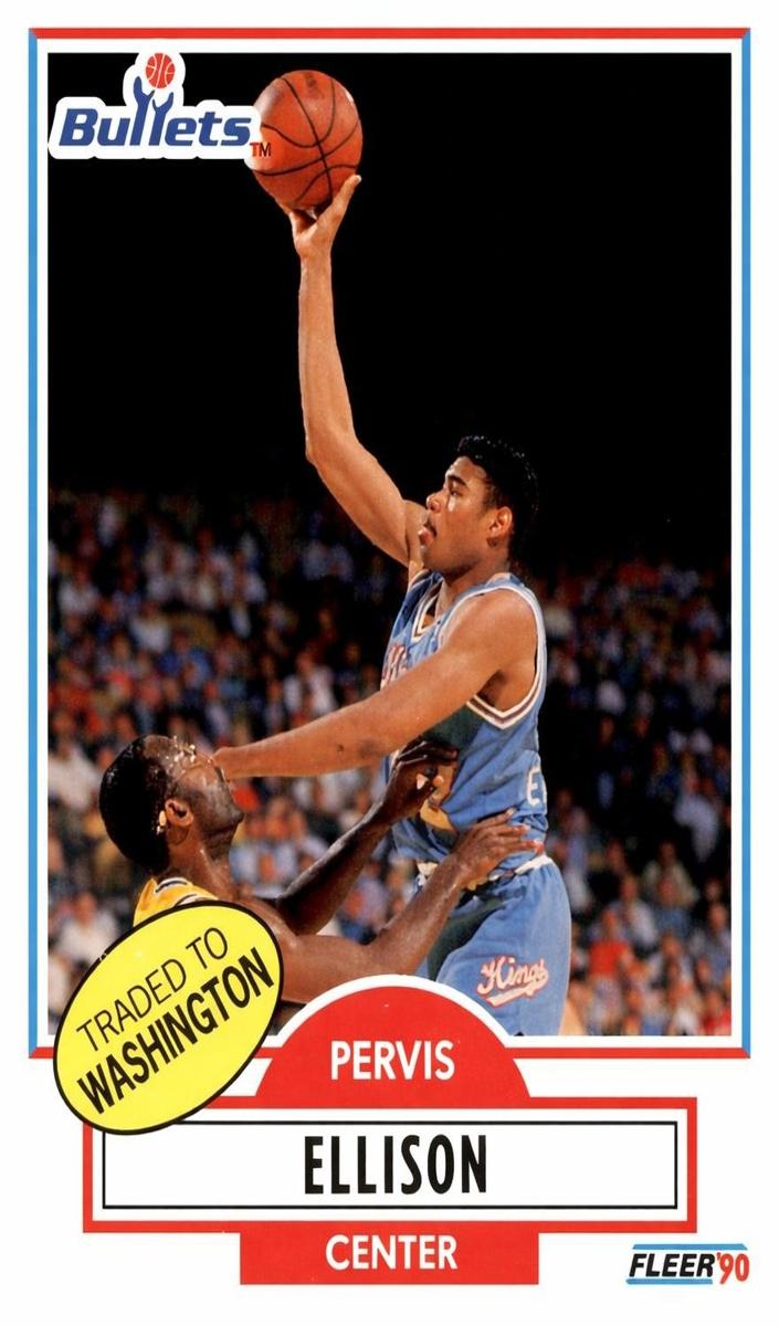 1990 Fleer Pervis Ellison #164 card