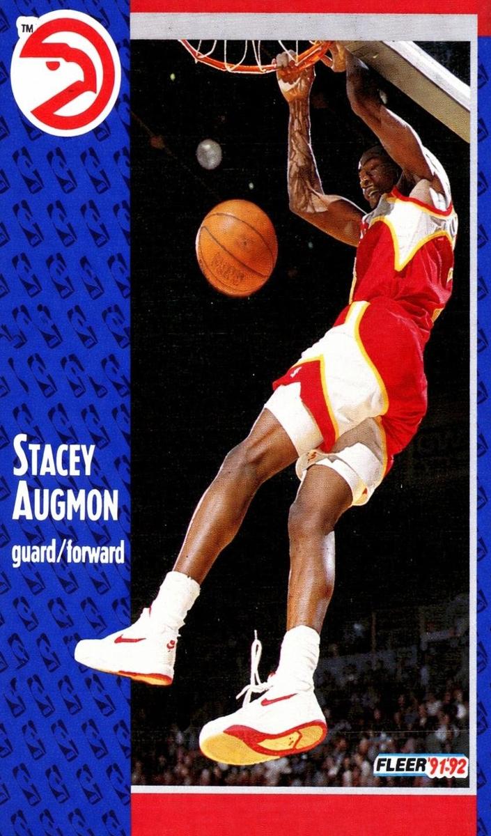 1991 Fleer Stacey Augmon #241 card