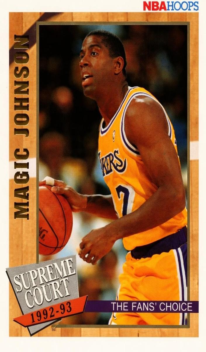 1992 Hoops Magic Johnson #SC10 card