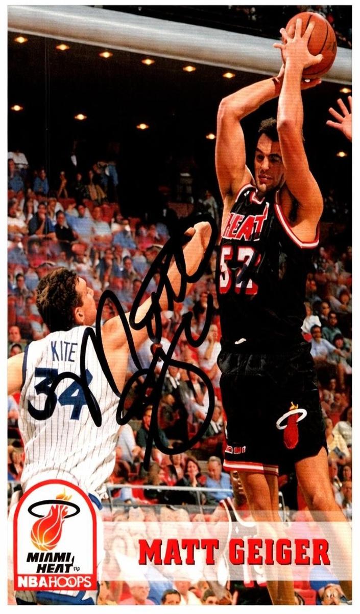 1993 Hoops Matt Geiger #361 card