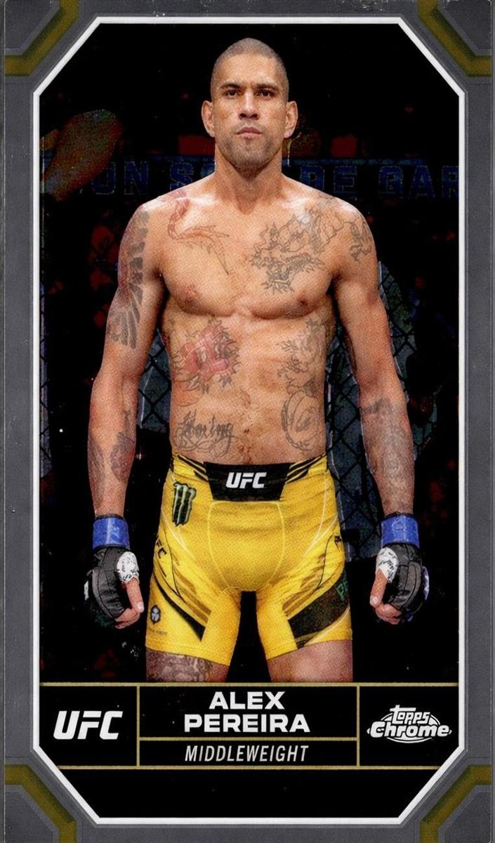 2024 Alex Pereira [Black Refractor] #4