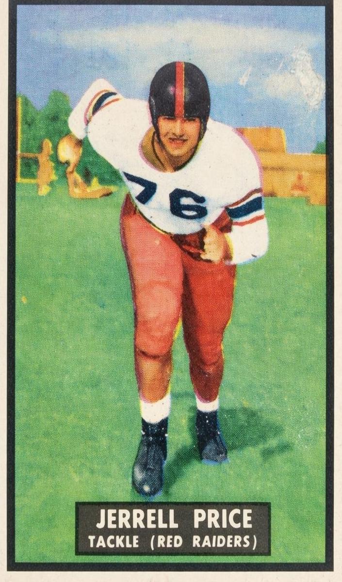 1951 Topps Magic Jerrell Price #16 card