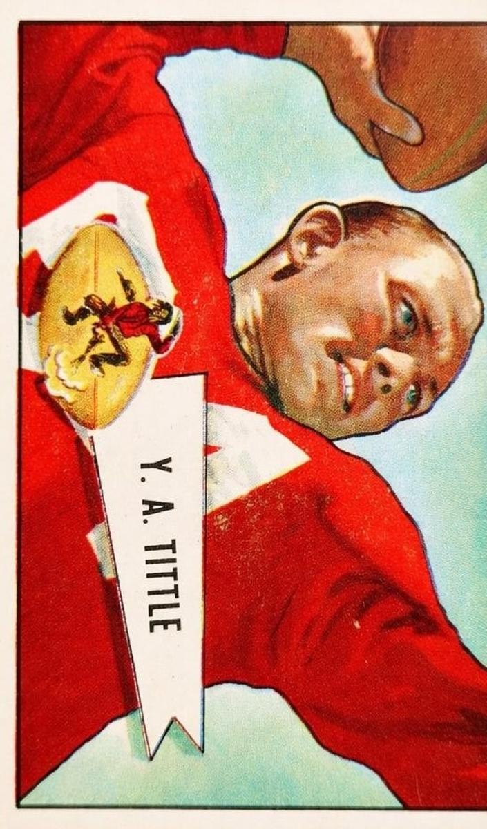 1952 Y.A. Tittle #17