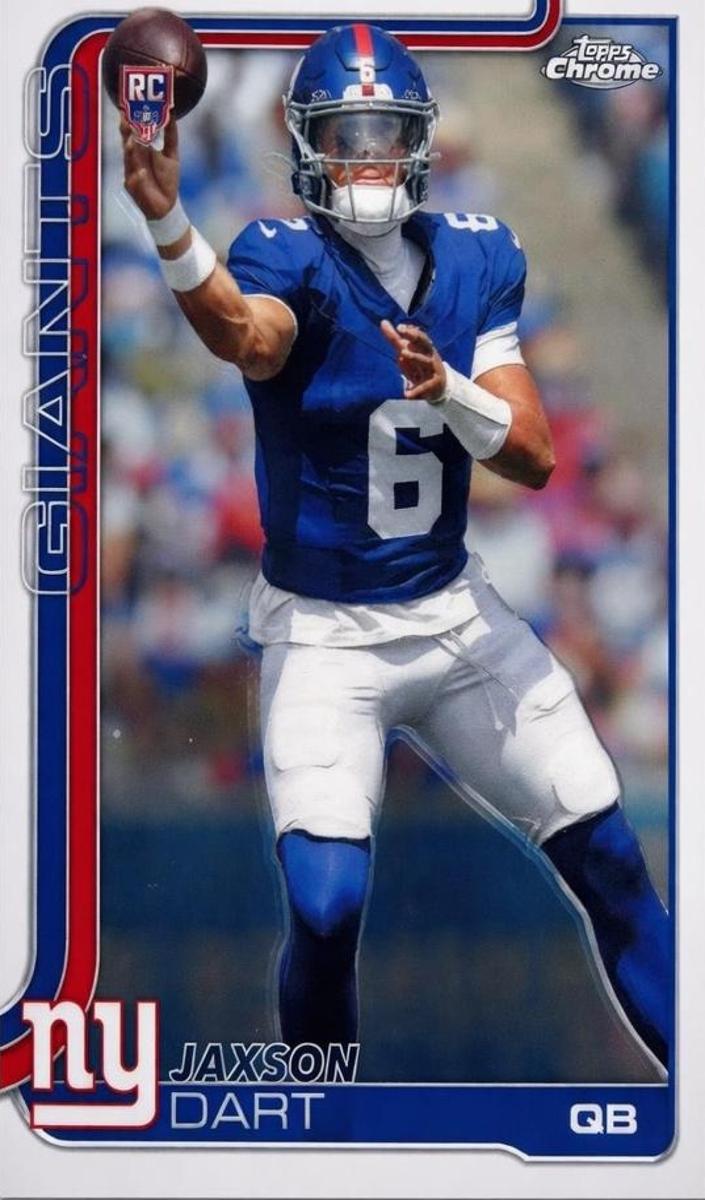 Jaxson Dart 2025 Topps Chrome Football