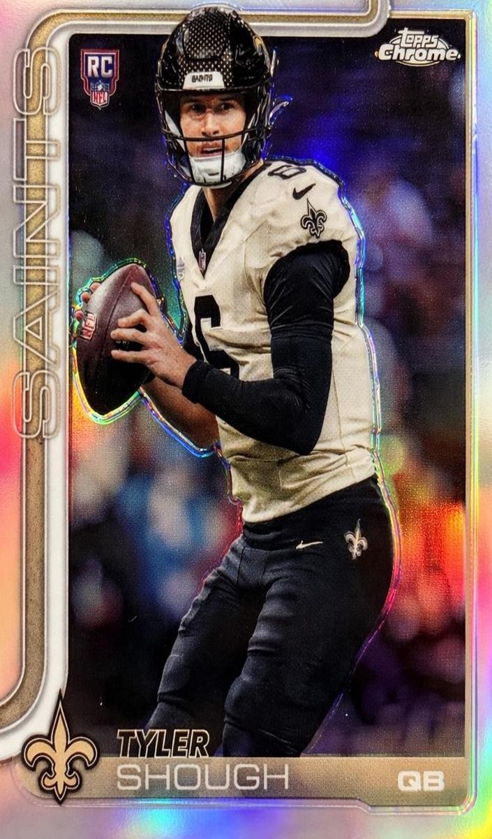 Tyler Shough 2025 Topps Chrome Football card
