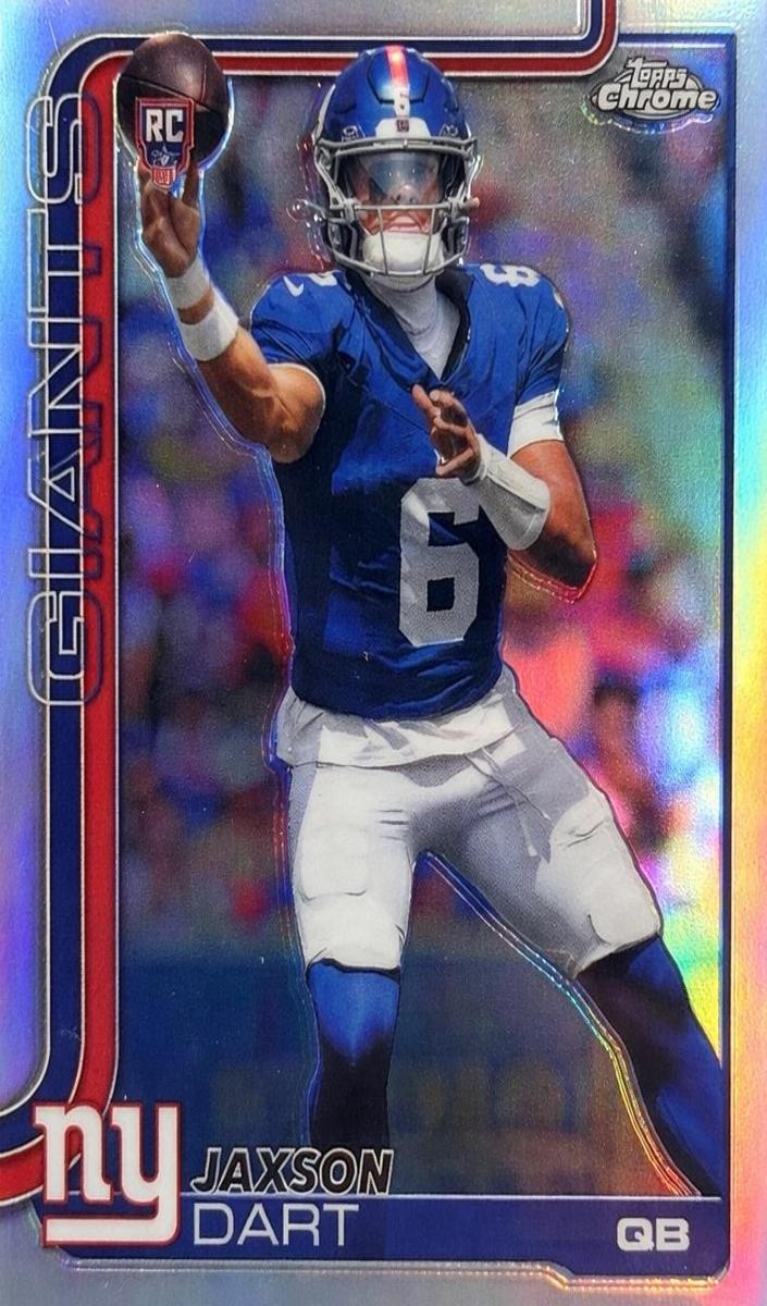 Jaxson Dart 2025 Topps Chrome Football card