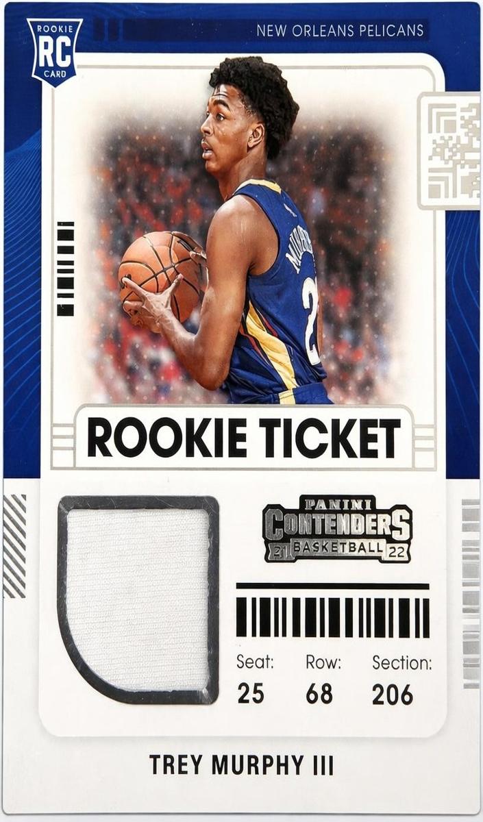 2021 Panini Contenders Trey Murphy III #RTS-TMU card