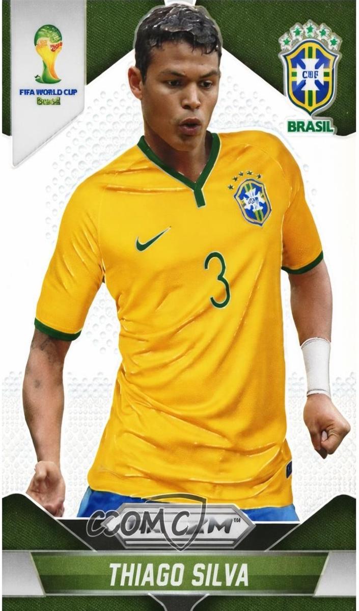 2014 Panini Prizm World Cup Thiago Silva [Silver] #108 card