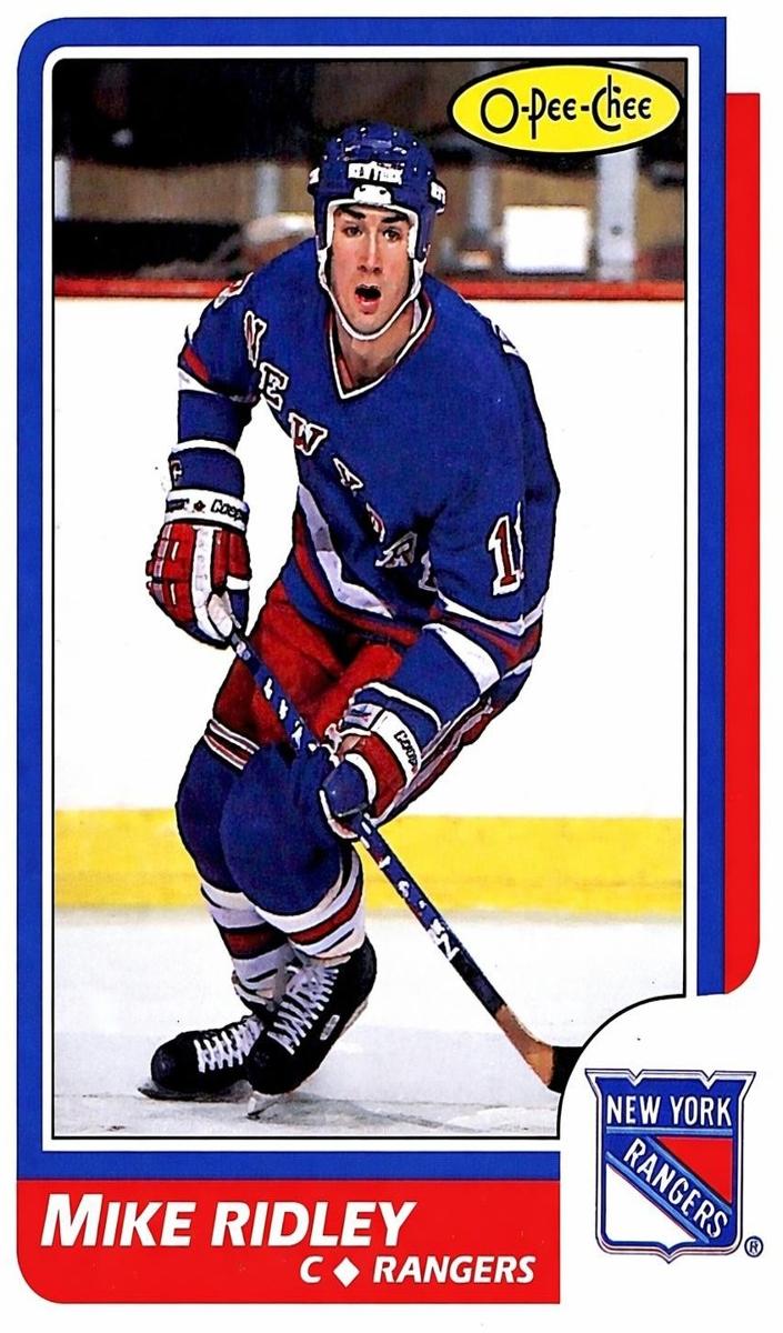 1986 O-Pee-Chee Mike Ridley #66 card