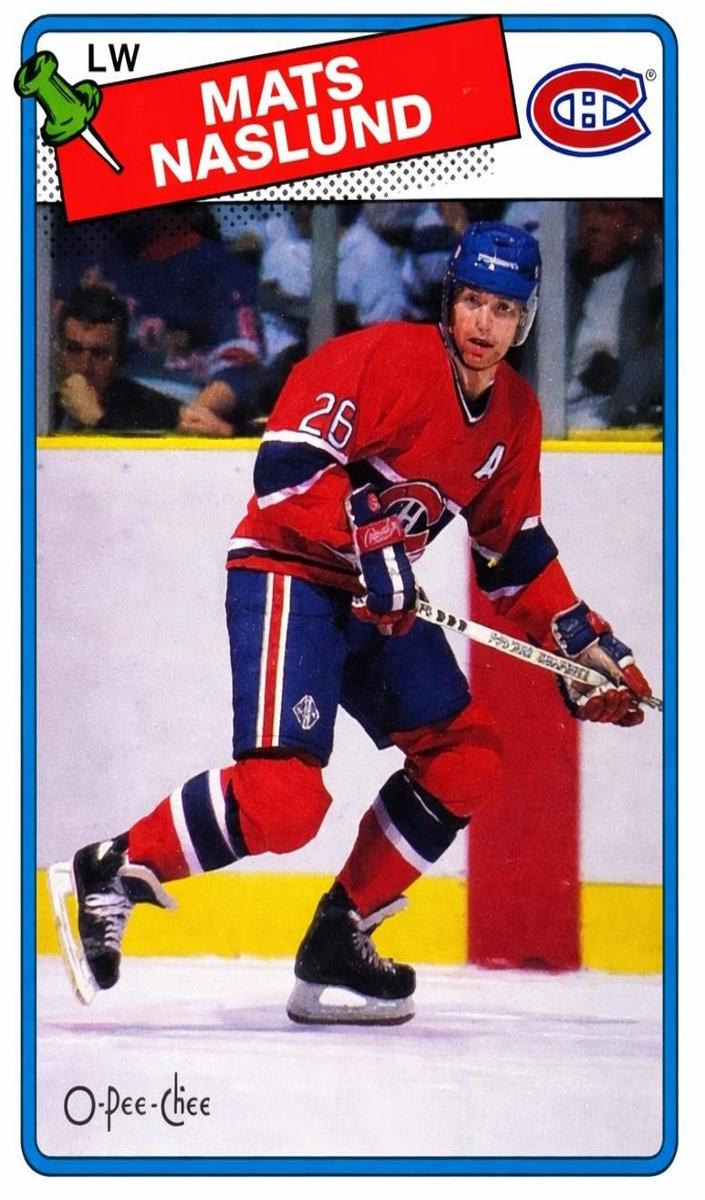 1988 O-Pee-Chee Mats Naslund #156 card