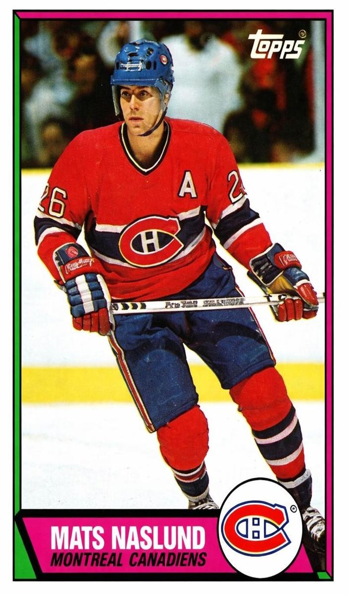1989 Topps Mats Naslund #118 card