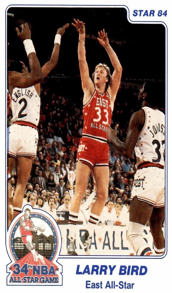 1984 Star Larry Bird #2 card
