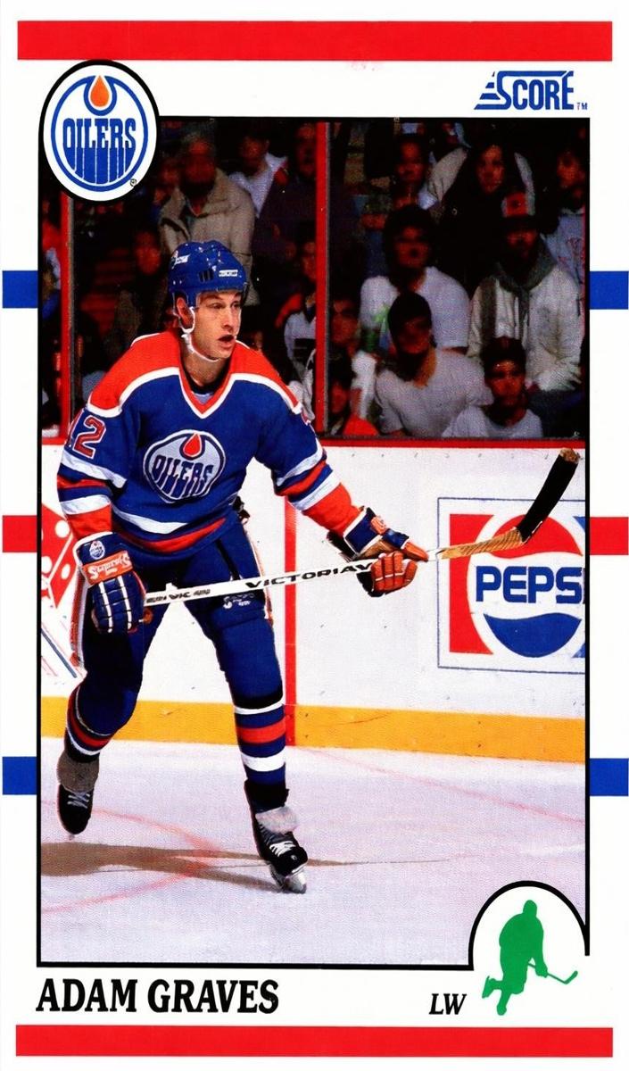 1990 Score Adam Graves #163 card