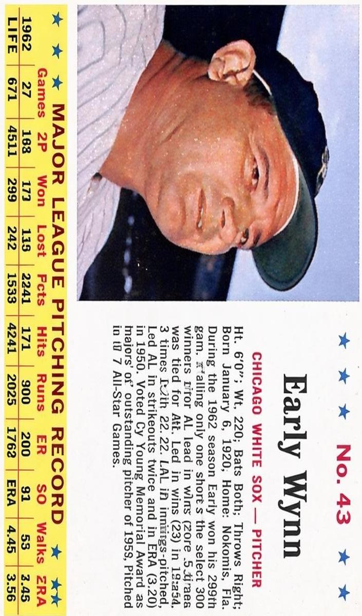 1963 Early Wynn #43