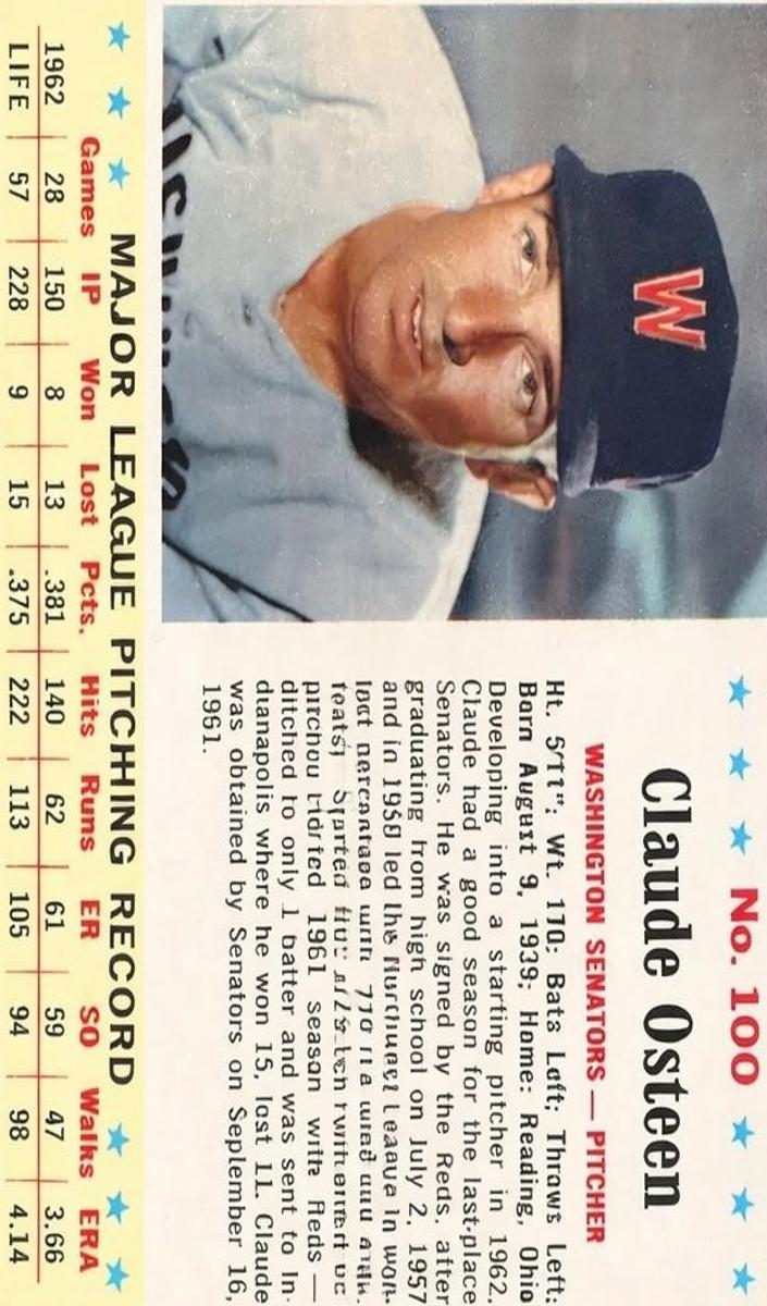 1963 Claude Osteen #100