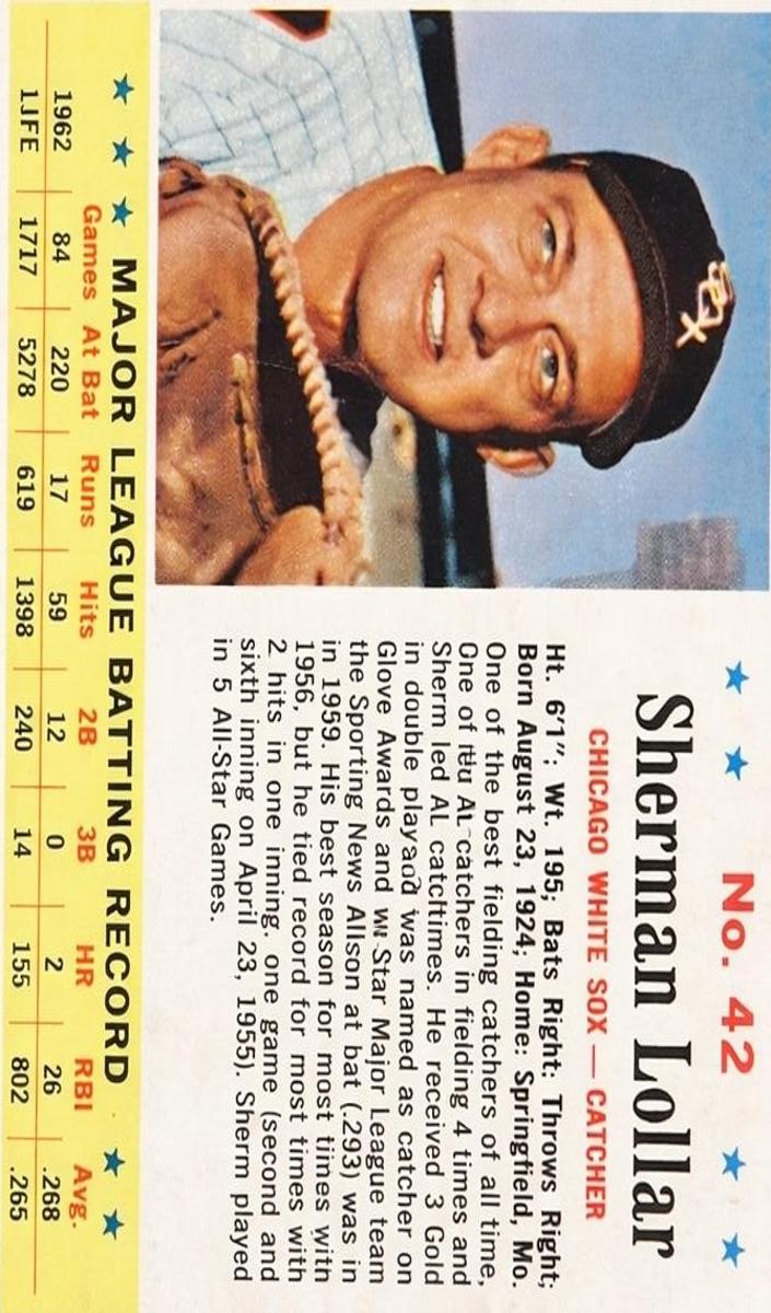 1963 Sherman Lollar [Hand Cut] #42
