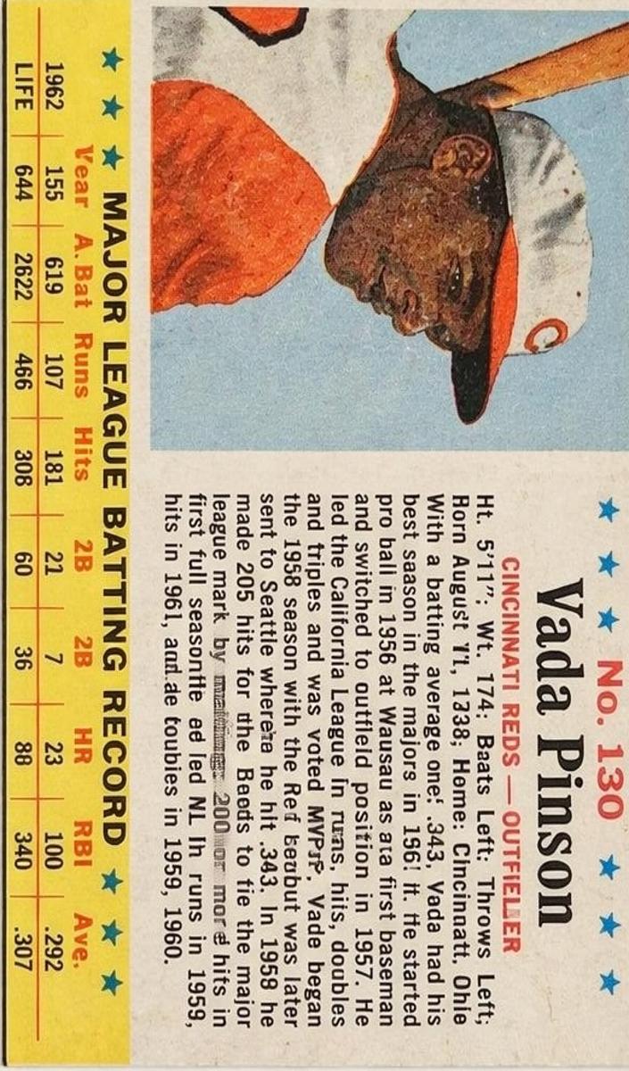 1963 Vada Pinson #130