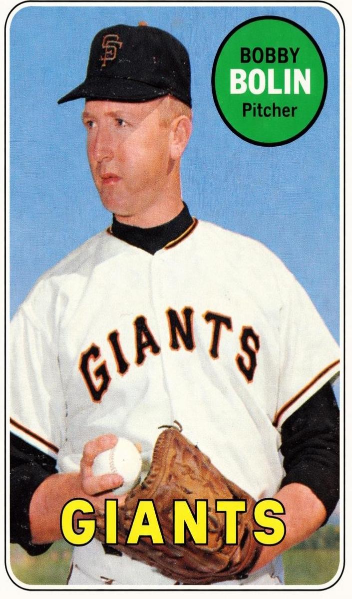 1969 Topps Bobby Bolin #505 card