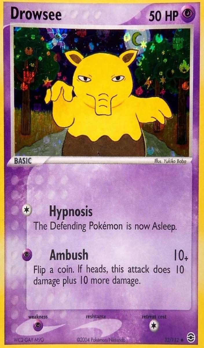 2004 Drowzee [Reverse Foil] #32