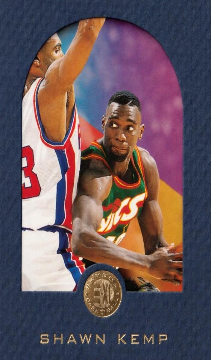 1995 Skybox E-XL Shawn Kemp [Blue] #76 card