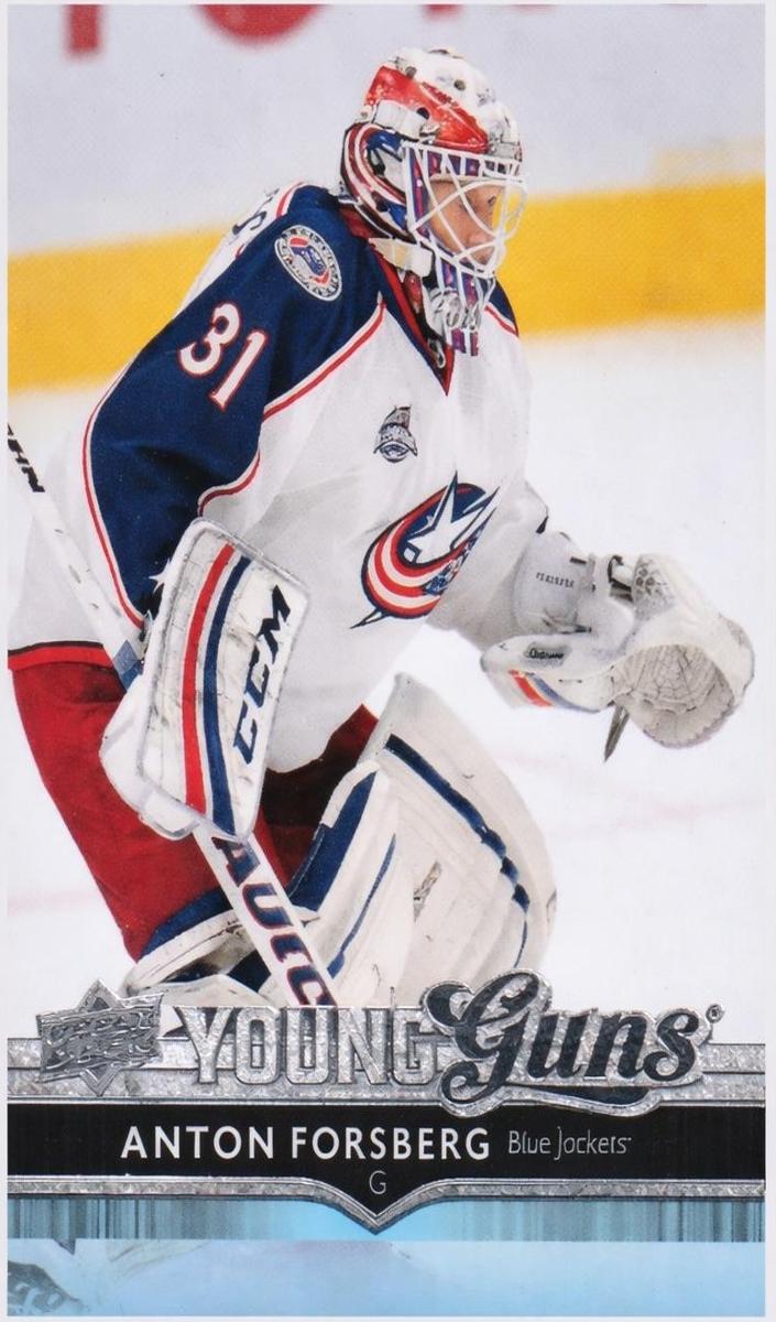 2014 Upper Deck Anton Forsberg #486 card