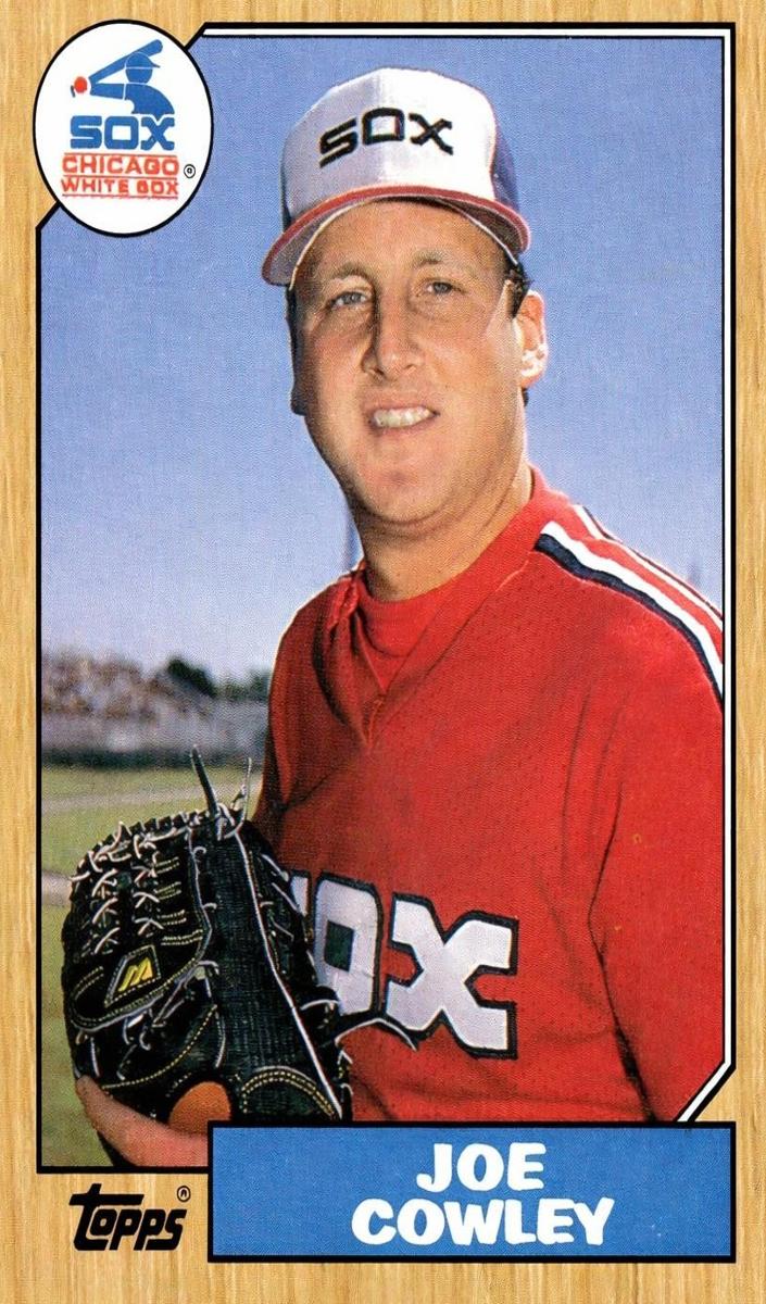 1987 Topps Joe Cowley #27 card